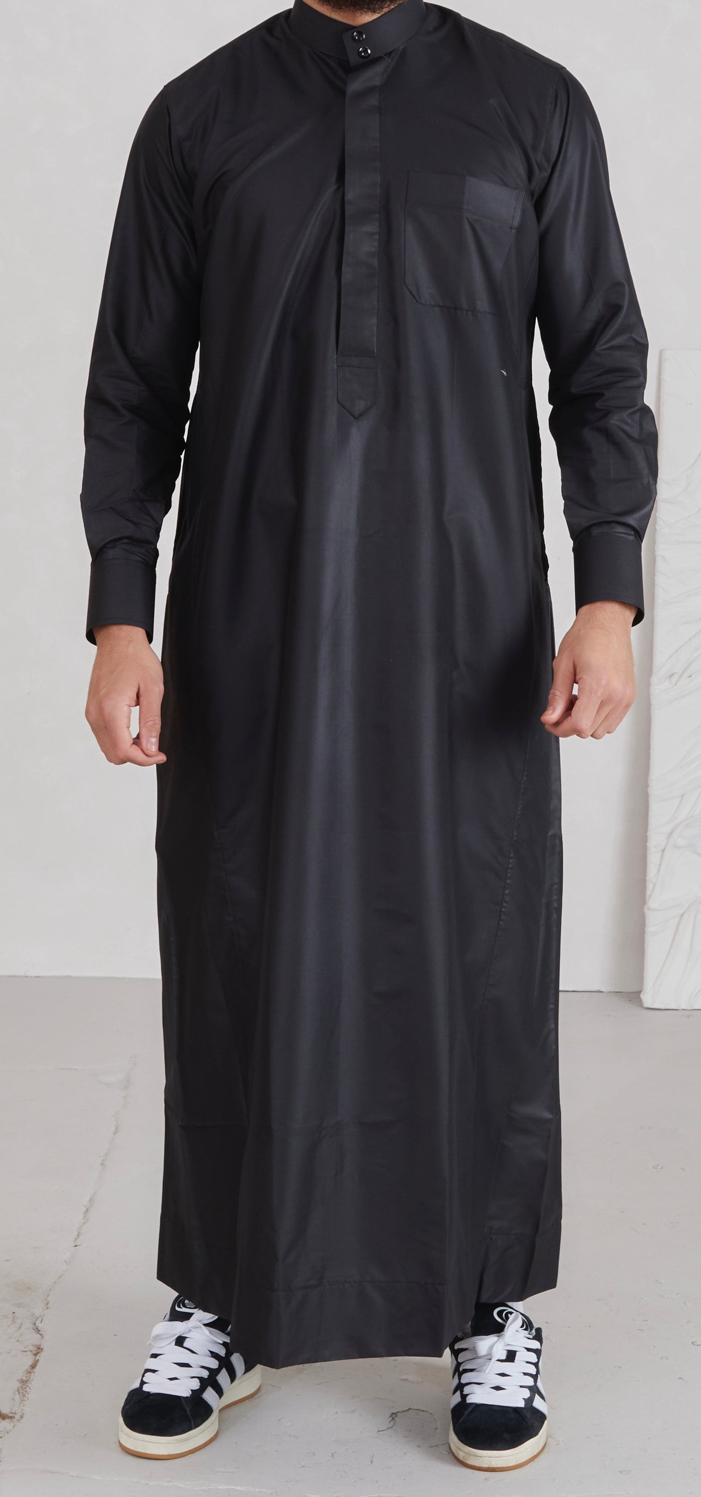 Men's Saudi Thobe - Black
