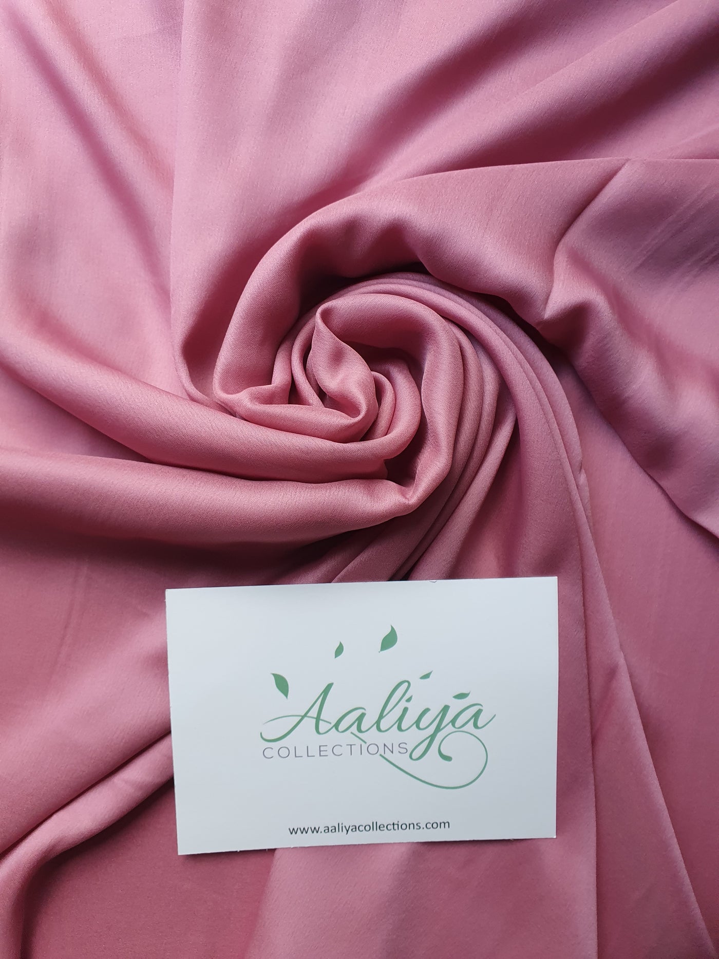 Aaliya Collections Plain Rayon Hijab Dusty Pink