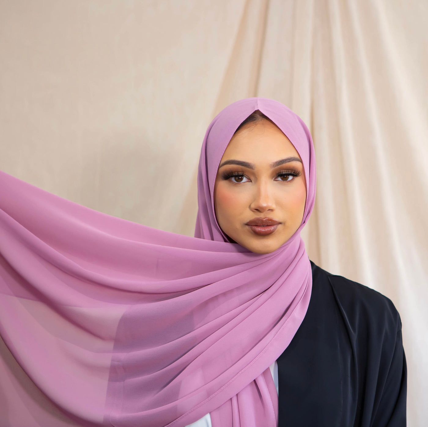 Chiffon Hijab - Blush Pink