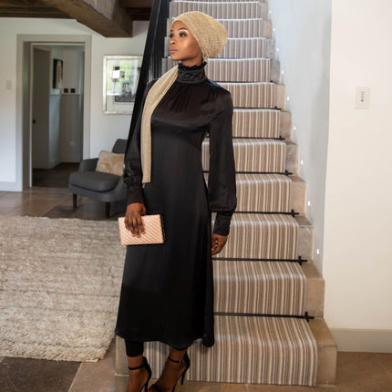 Aaliya Collections high neck midaxi dress