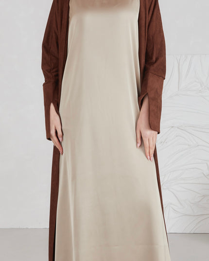 Satin Sleeveless Slip - Gold