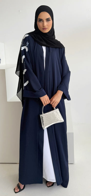 Navy Elham Abaya