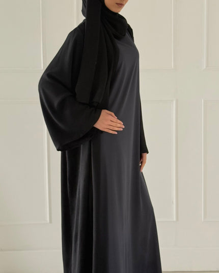 Essential Sleeveless Slip Dress - Grey