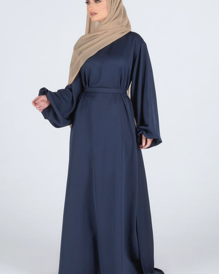 Navy Flare Closed Abaya