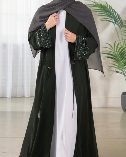 Nala Abaya - Bottle Green