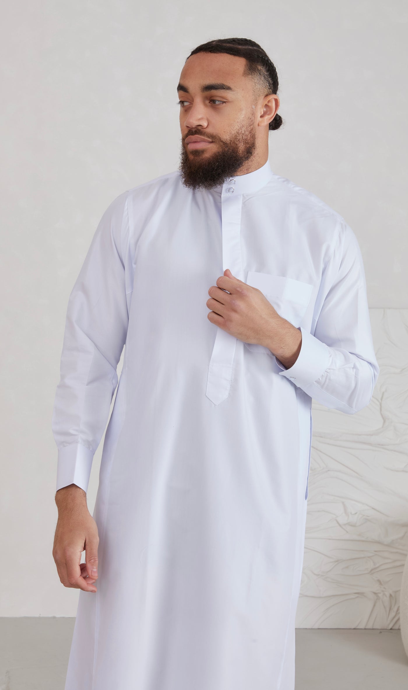 Men's Saudi Thobe - White