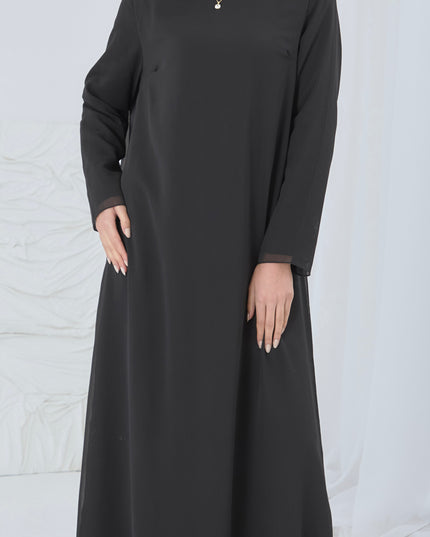 TWO PIECE CHIFFON ABAYA SET