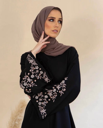 Dana Embellished Sleeve Abaya