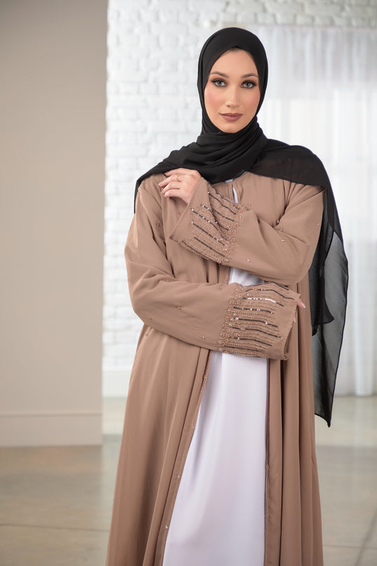 Lilly Abaya - Almond