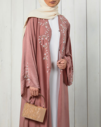 Noor Sequin Abaya - Mauve