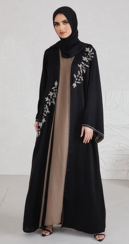 Celine Abaya With Matching Slip