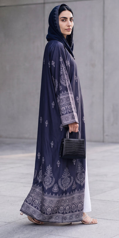 Navy Aura Abaya