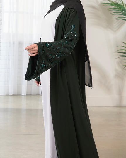Maheen Abaya - Bottle Green