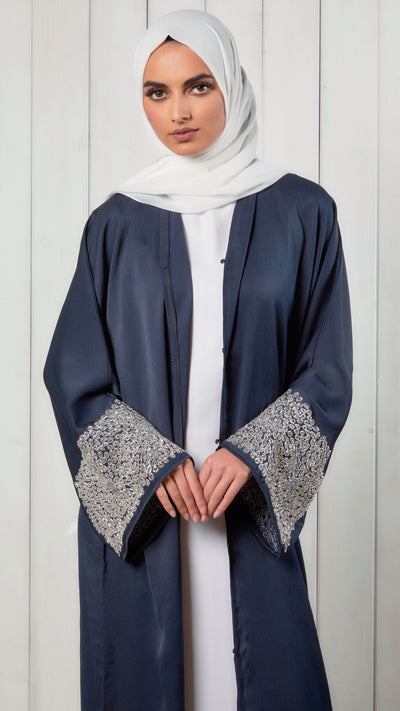 Sabah Embellished Sleeve Abaya