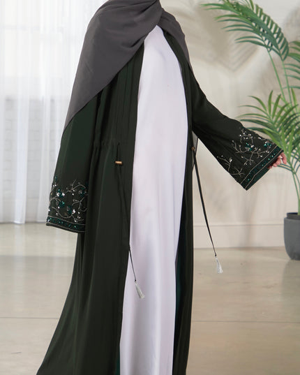 Nala Abaya - Bottle Green