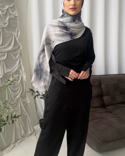 Nidha Co-ord Set - Black