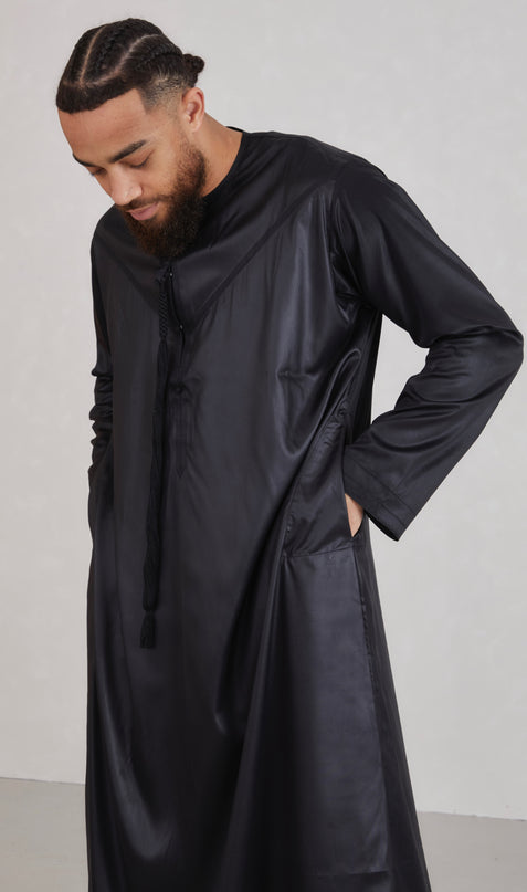 Men's Emirati Thobe - Black
