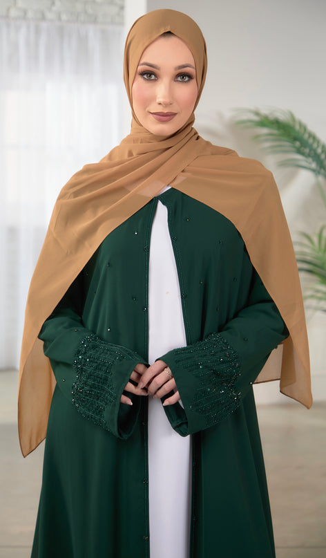 Lilly Abaya - Bottle Green