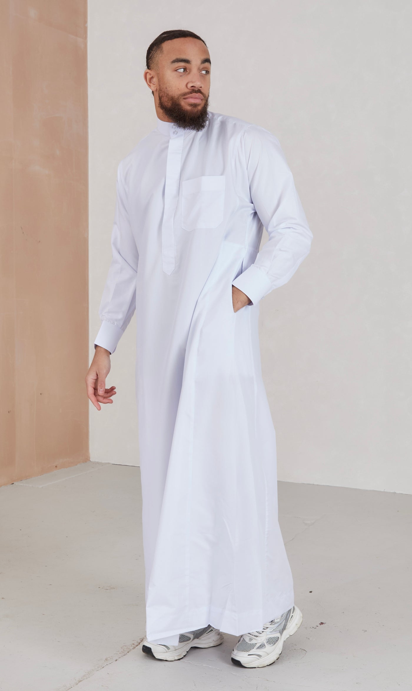 Men's Saudi Thobe - White
