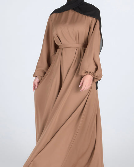 Almond Flare Closed Abaya