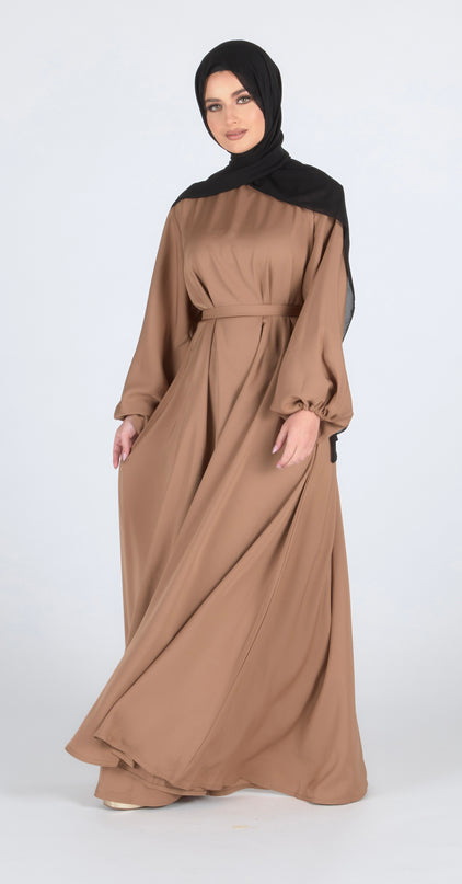Almond Flare Closed Abaya