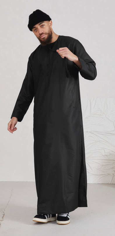 Men's Omani Thobe - Black