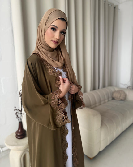Heena Lace Abaya