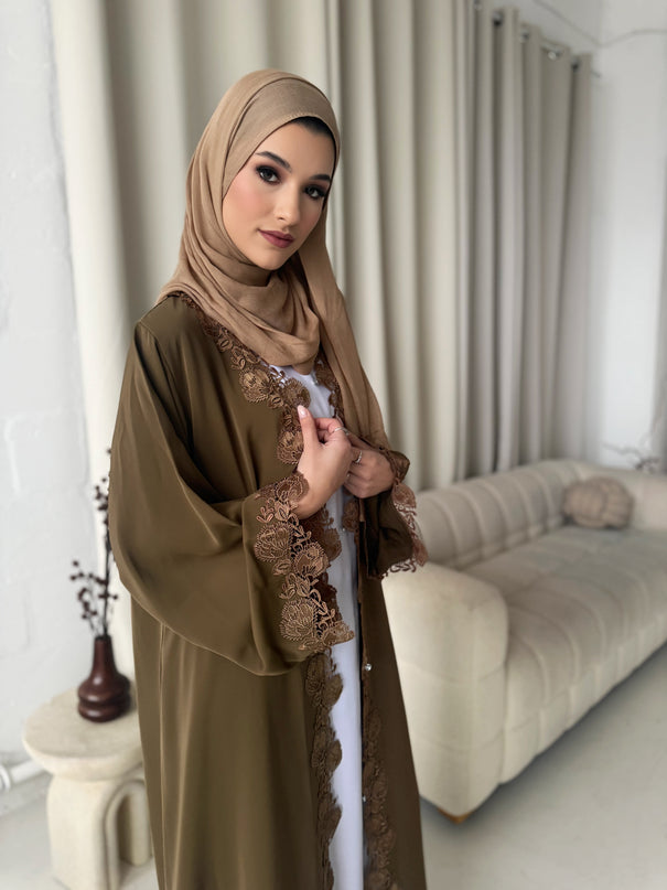 Heena Lace Abaya