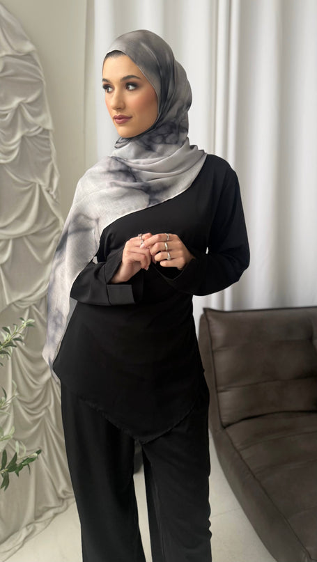 Nidha Co-ord Set - Black