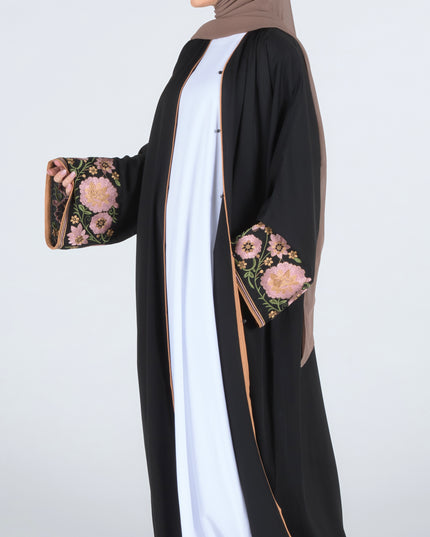 Floral Sleeve Abaya