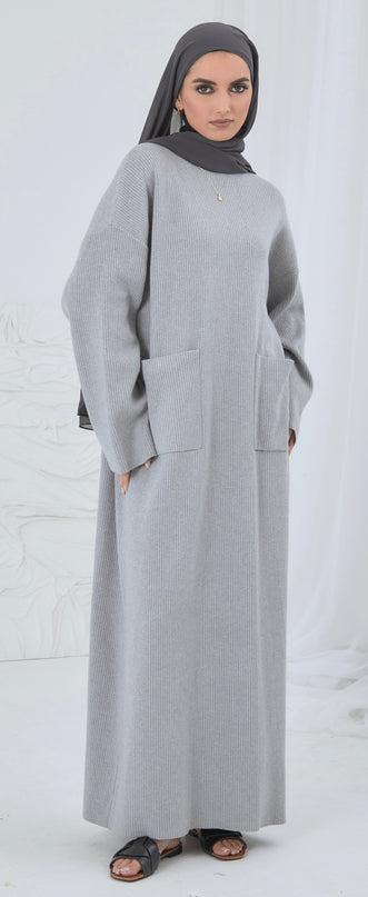 MODEST JUMPER GREY DRESS