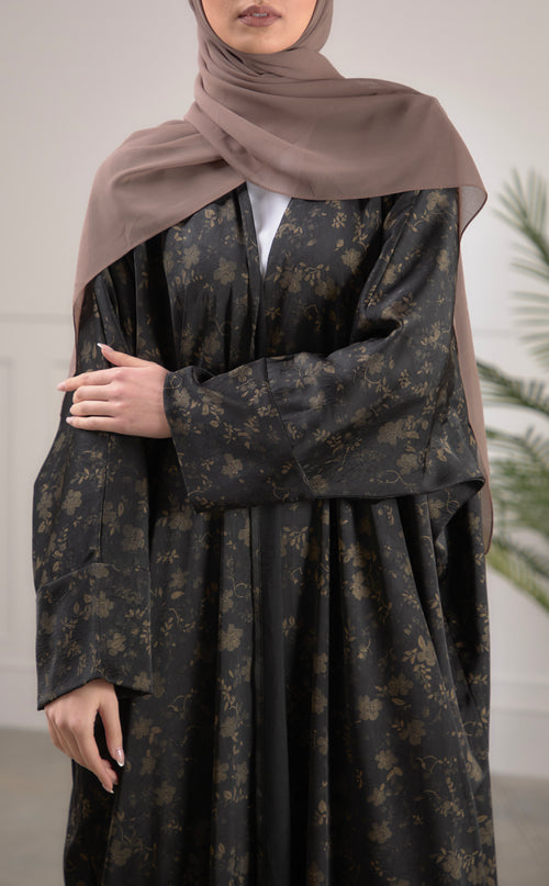 Batwing Primrose Abaya - Gold