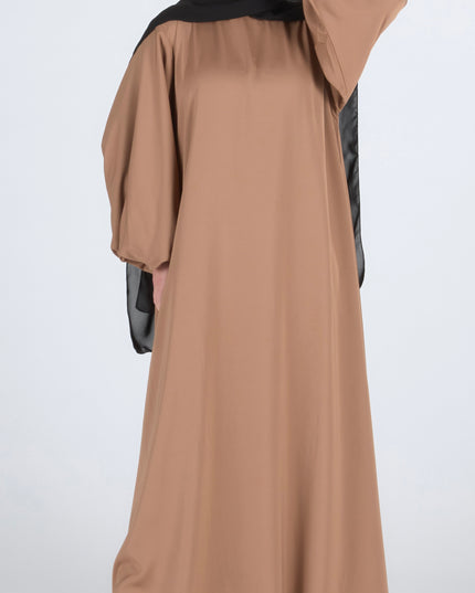 Almond Flare Closed Abaya