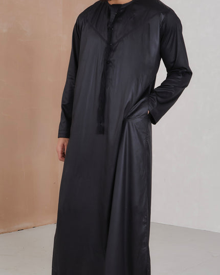 Men's Emirati Thobe - Black