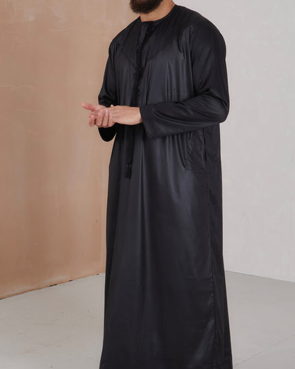 Men's Emirati Thobe - Black