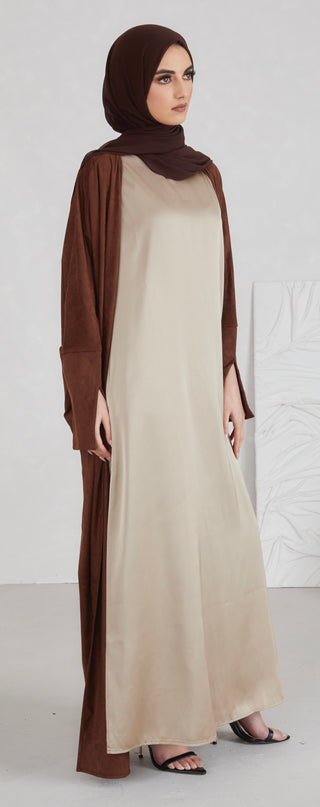 Satin Sleeveless Slip - Gold