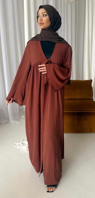 tie open abaya