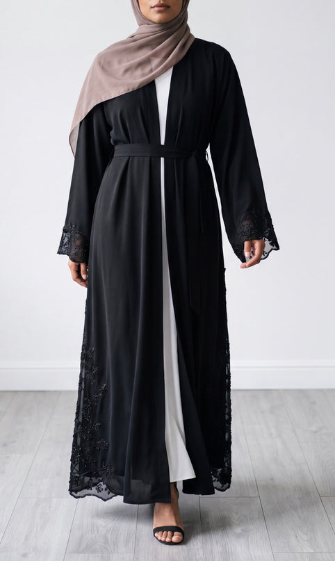 Aamna Lace Abaya