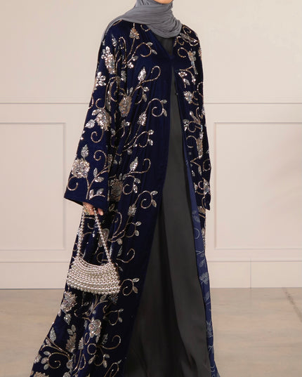 Velvet Rimas Abaya