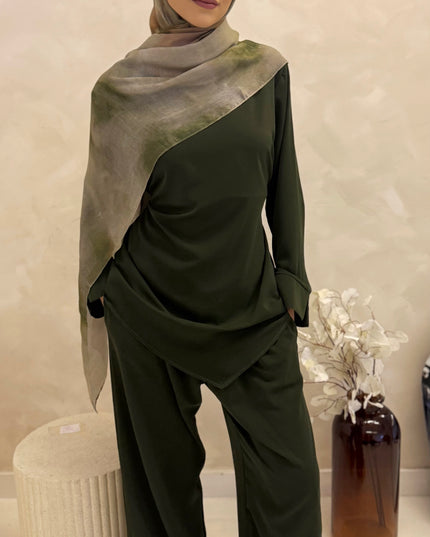 Nidha Co-ord Set - Khaki