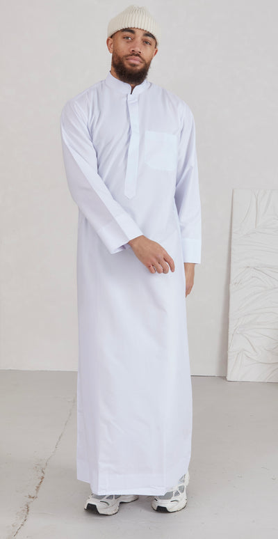 Men's Kuwaiti Thobe - White