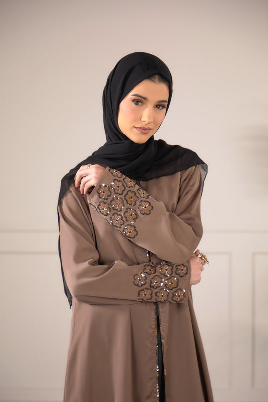 Aseel Abaya - Mocha
