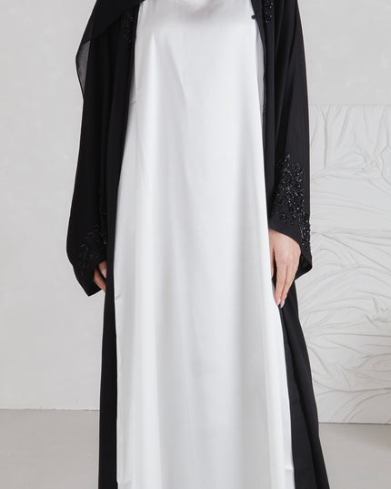 Satin Sleeveless Slip - White