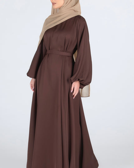 Walnut Flare Closed Abaya