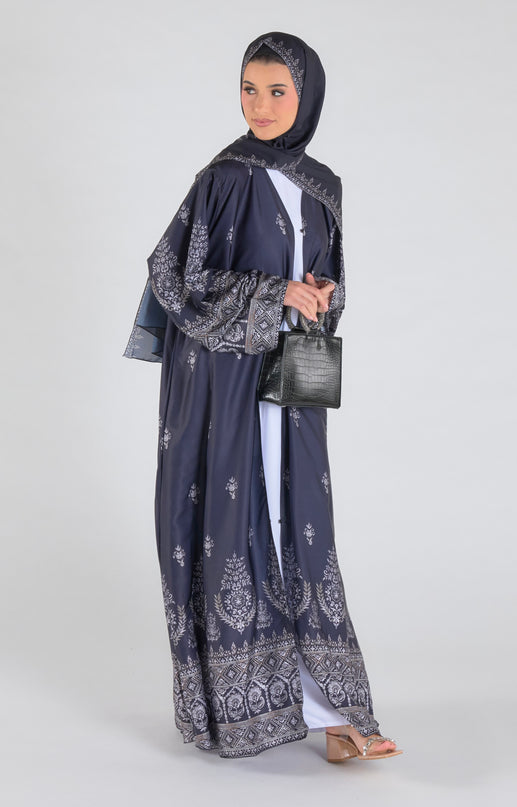 Navy Aura Abaya