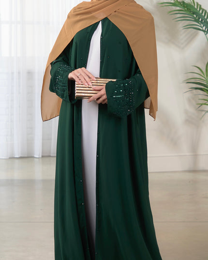 Lilly Abaya - Bottle Green