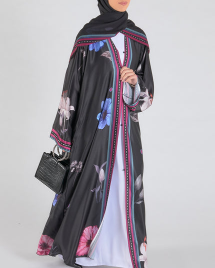 Noir Bloom Abaya