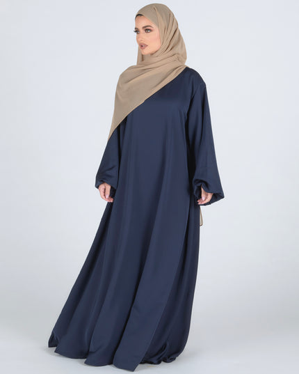 Navy Flare Closed Abaya