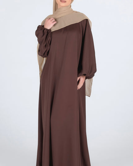 Walnut Flare Closed Abaya