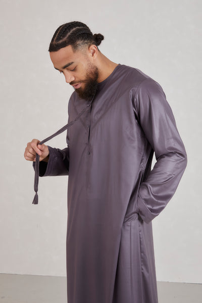 Men's Emirati Thobe - Grey
